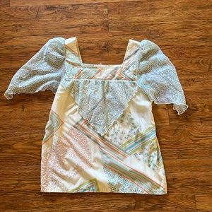 Vintage Eagle Fashions Kerchief Blouse